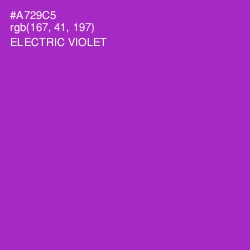 #A729C5 - Electric Violet Color Image