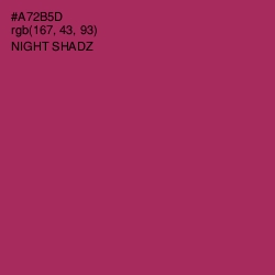 #A72B5D - Night Shadz Color Image