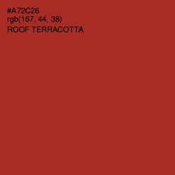 #A72C26 - Roof Terracotta Color Image