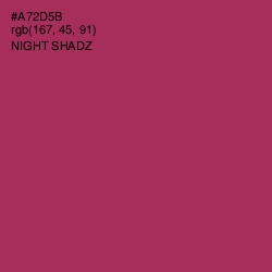#A72D5B - Night Shadz Color Image