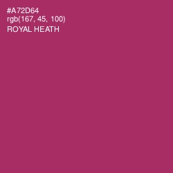 #A72D64 - Royal Heath Color Image