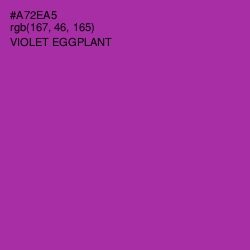 #A72EA5 - Violet Eggplant Color Image