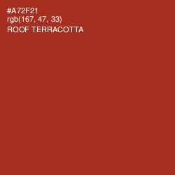 #A72F21 - Roof Terracotta Color Image