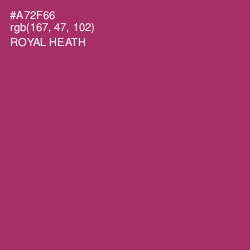 #A72F66 - Royal Heath Color Image