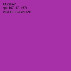 #A72FA7 - Violet Eggplant Color Image