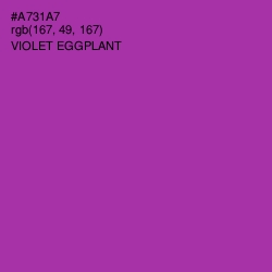 #A731A7 - Violet Eggplant Color Image