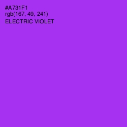 #A731F1 - Electric Violet Color Image