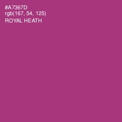 #A7367D - Royal Heath Color Image