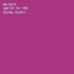 #A7367E - Royal Heath Color Image