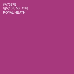 #A7387E - Royal Heath Color Image