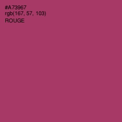 #A73967 - Rouge Color Image