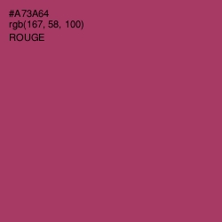 #A73A64 - Rouge Color Image