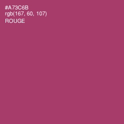 #A73C6B - Rouge Color Image