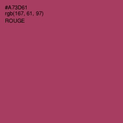 #A73D61 - Rouge Color Image