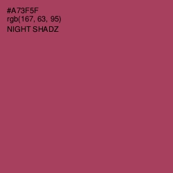 #A73F5F - Night Shadz Color Image