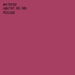 #A73F62 - Rouge Color Image