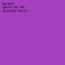 #A73FC1 - Electric Violet Color Image