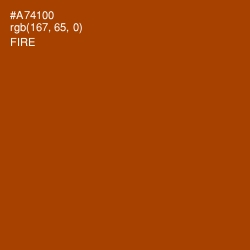 #A74100 - Fire Color Image