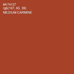 #A74127 - Medium Carmine Color Image