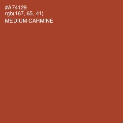 #A74129 - Medium Carmine Color Image
