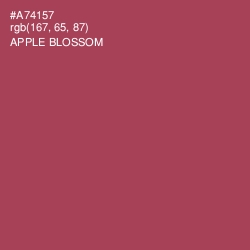 #A74157 - Apple Blossom Color Image