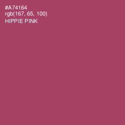 #A74164 - Hippie Pink Color Image