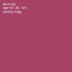 #A74165 - Hippie Pink Color Image