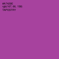 #A7429E - Tapestry Color Image