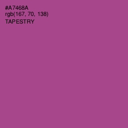 #A7468A - Tapestry Color Image