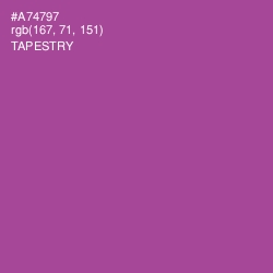 #A74797 - Tapestry Color Image