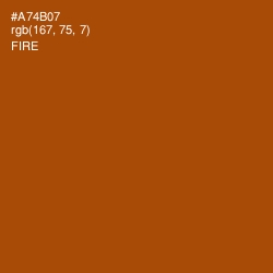 #A74B07 - Fire Color Image