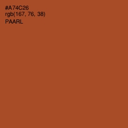 #A74C26 - Paarl Color Image