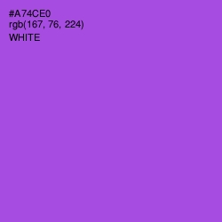 #A74CE0 - Amethyst Color Image