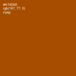 #A74D00 - Fire Color Image