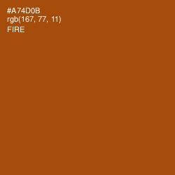 #A74D0B - Fire Color Image