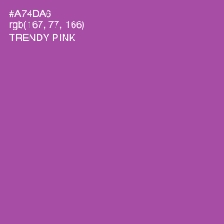 #A74DA6 - Trendy Pink Color Image