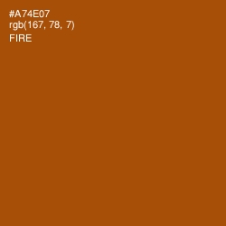 #A74E07 - Fire Color Image