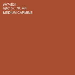 #A74E31 - Medium Carmine Color Image