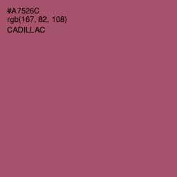 #A7526C - Cadillac Color Image