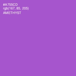 #A755CD - Amethyst Color Image