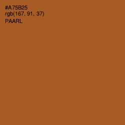#A75B25 - Paarl Color Image