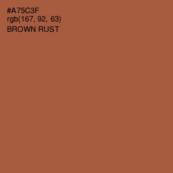 #A75C3F - Brown Rust Color Image