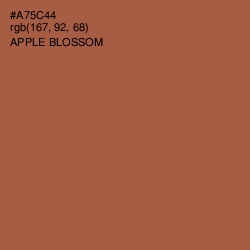 #A75C44 - Apple Blossom Color Image