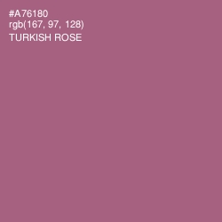 #A76180 - Turkish Rose Color Image