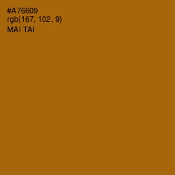 #A76609 - Mai Tai Color Image