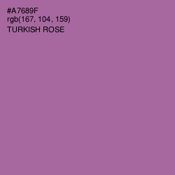 #A7689F - Turkish Rose Color Image