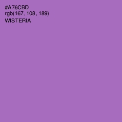 #A76CBD - Wisteria Color Image