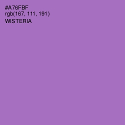 #A76FBF - Wisteria Color Image