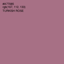 #A77085 - Turkish Rose Color Image