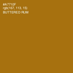 #A7710F - Buttered Rum Color Image